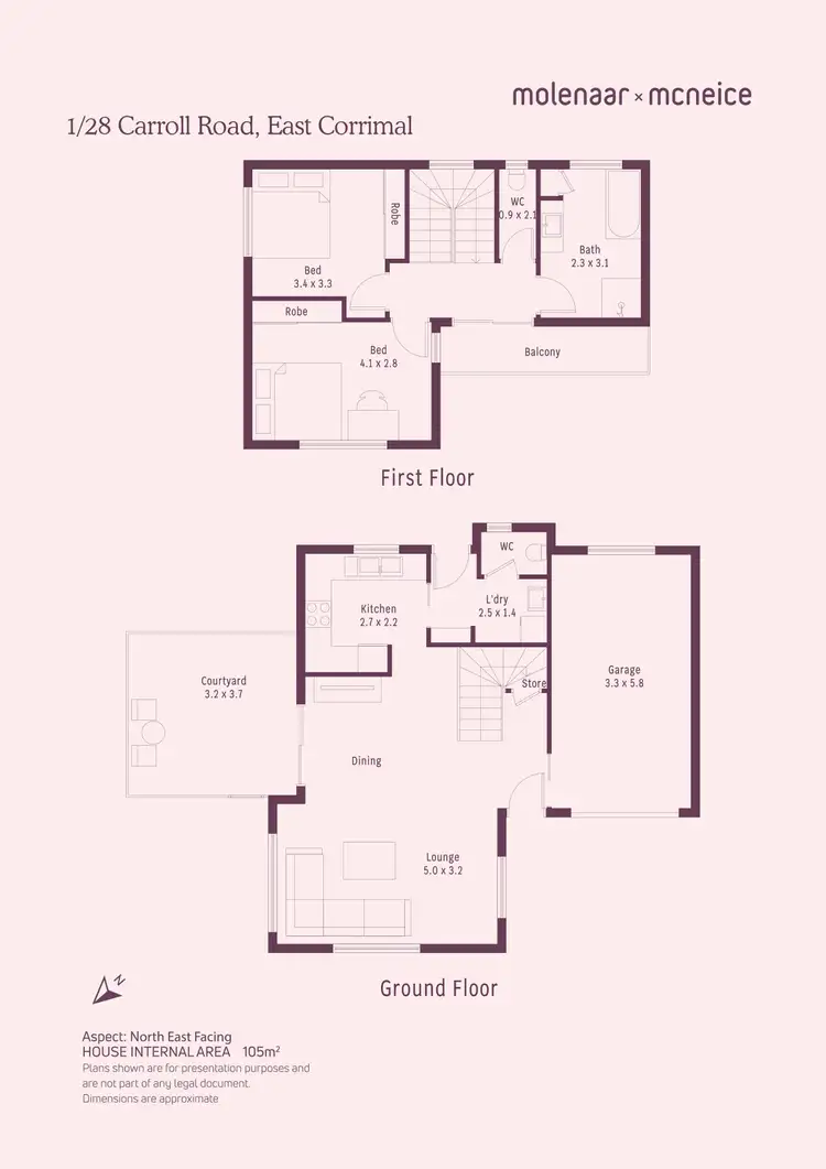 Floorplan of Homely townhouse listing, 1/28 Carroll Road, East Corrimal NSW 2518