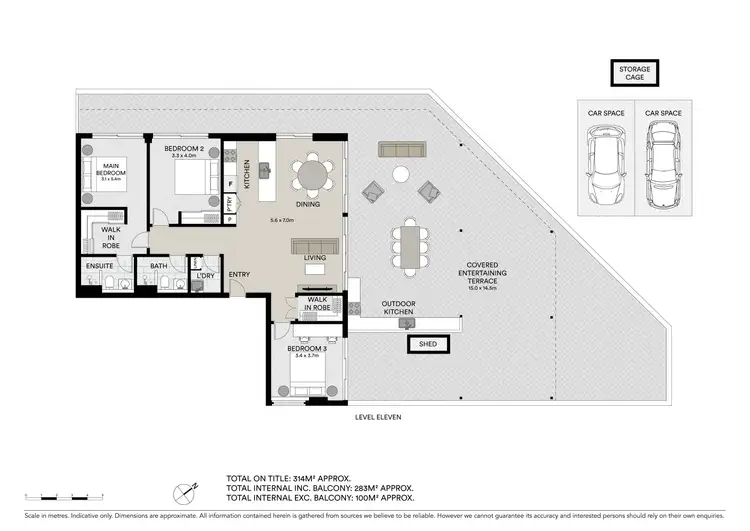 Floorplan of Homely apartment listing, 11003/16 Amalfi Drive, Wentworth Point NSW 2127