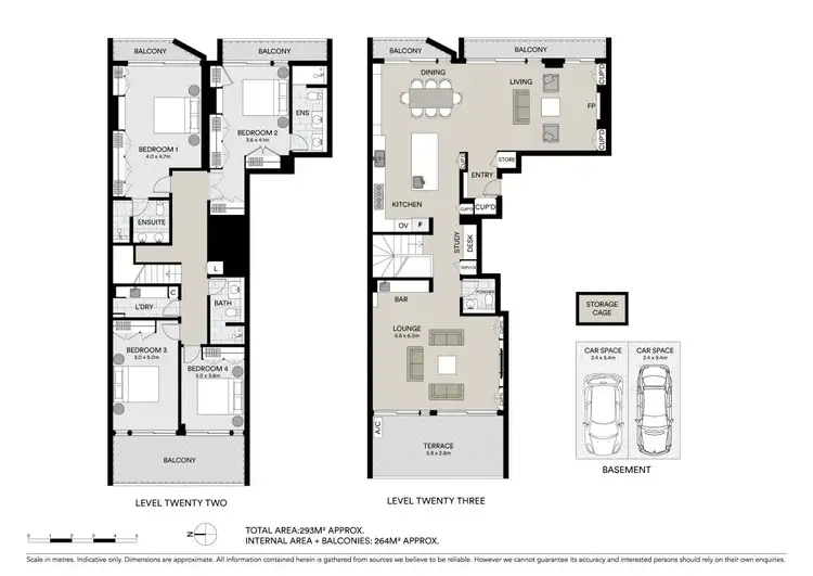 Floorplan of Homely apartment listing, 2301/7-9 Burleigh Street, Burwood NSW 2134