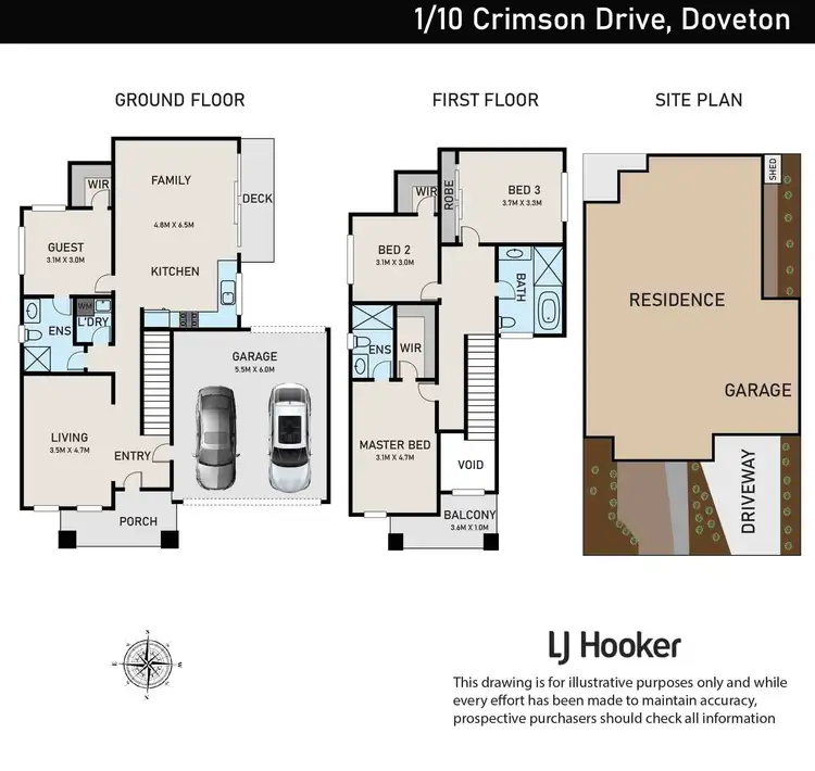 Floorplan of Homely townhouse listing, 1/10 Crimson Drive, Doveton VIC 3177