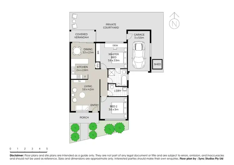 Floorplan of Homely villa listing, 12/64 Ballandella Road, Toongabbie NSW 2146