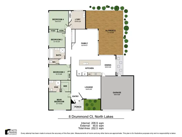 Floorplan of Homely house listing, 8 Drummond Court, North Lakes QLD 4509