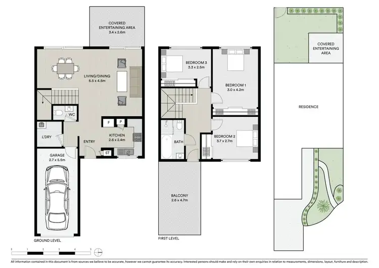 Floorplan of Homely townhouse listing, 22/1 Reid Avenue, Westmead NSW 2145