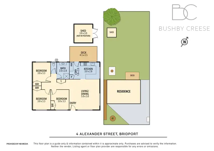 Floorplan of Homely house listing, 4 Alexander Street, Bridport TAS 7262