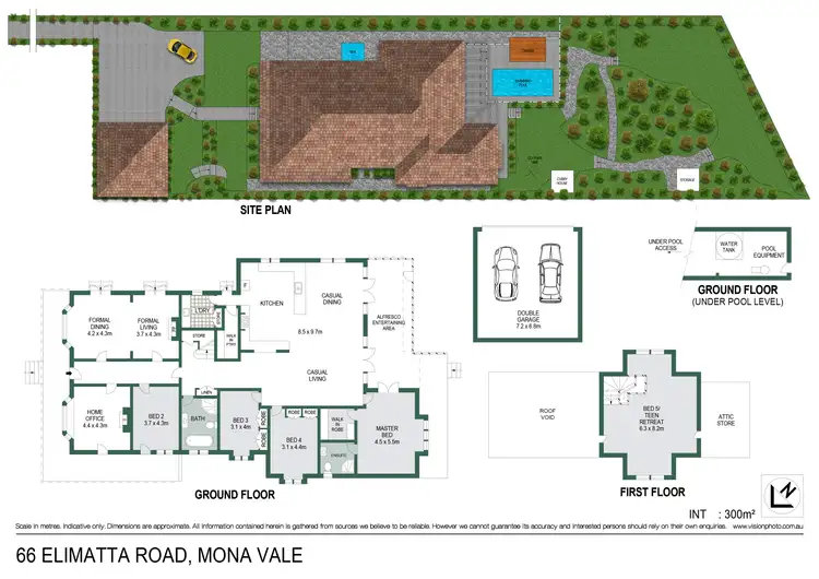 Floorplan of Homely house listing, 66 Elimatta Road, Mona Vale NSW 2103