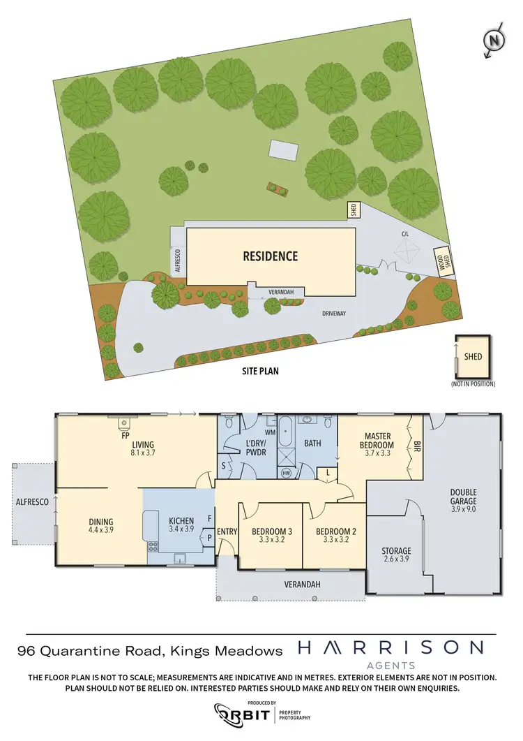 Floorplan of Homely house listing, 96 Quarantine Road, Kings Meadows TAS 7249