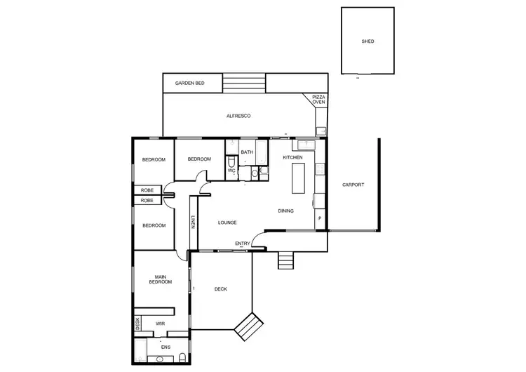 Floorplan of Homely house listing, 53 Salsola Street, Rivett ACT 2611