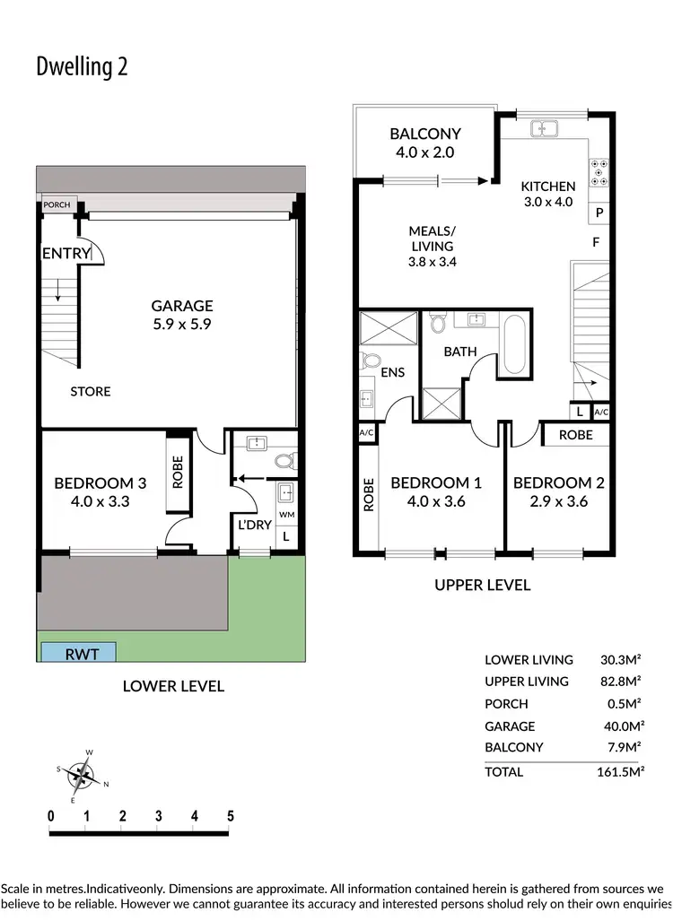 Floorplan of Homely house listing, 23B & 23D Garfield Avenue, Kurralta Park SA 5037