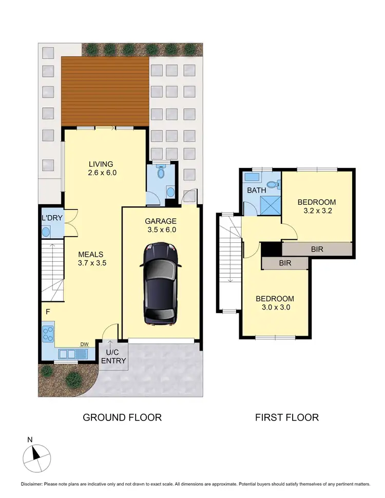 Floorplan of Homely townhouse listing, 3/121 Cheddar Road, Reservoir VIC 3073
