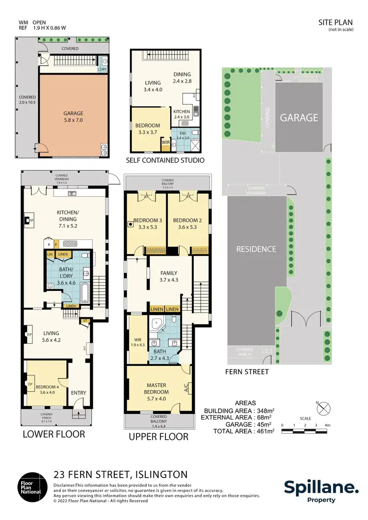 Floorplan of Homely house listing, 23 Fern Street, Islington NSW 2296