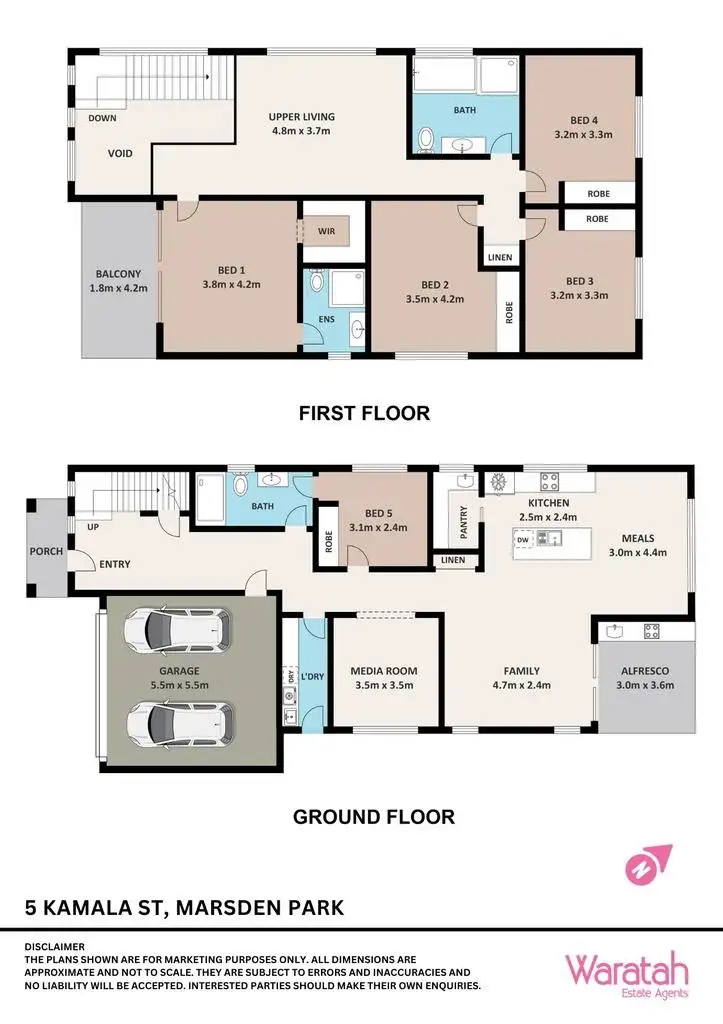 Floorplan of Homely house listing, 5 Kamala Street, Marsden Park NSW 2765