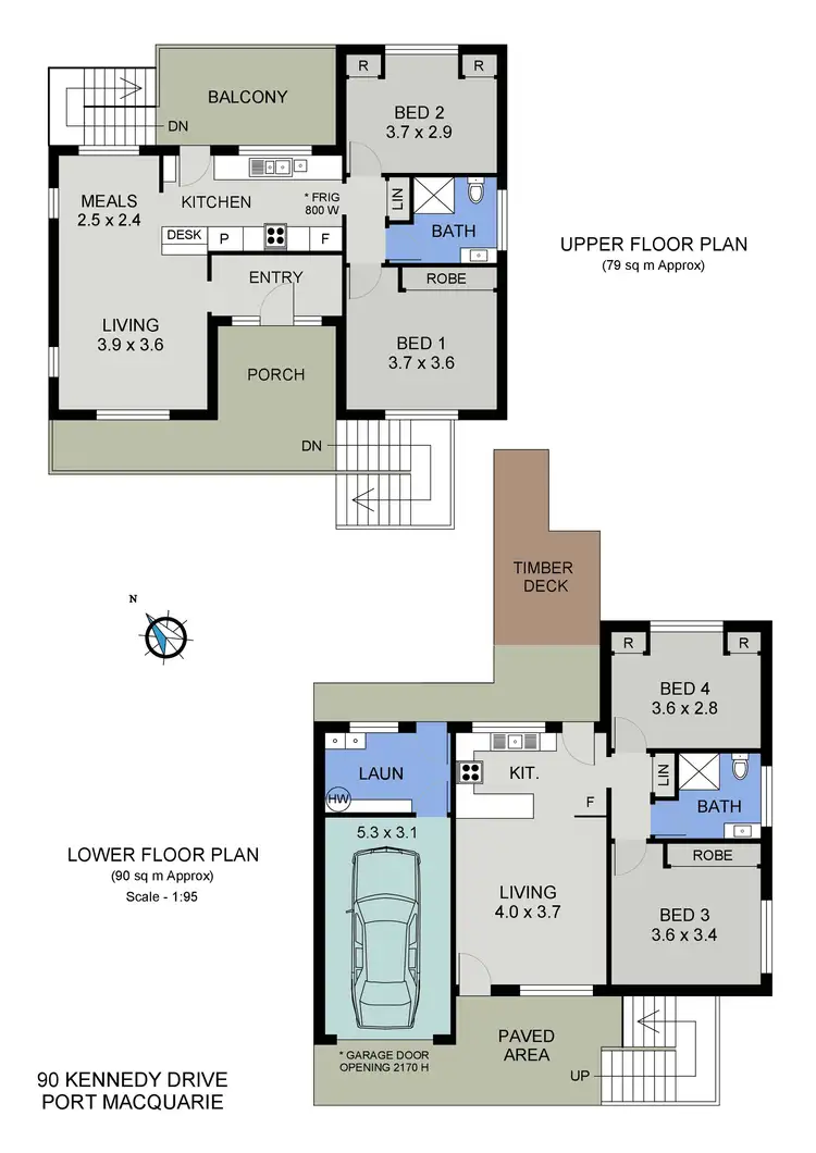 Floorplan of Homely house listing, 90 Kennedy Drive, Port Macquarie NSW 2444