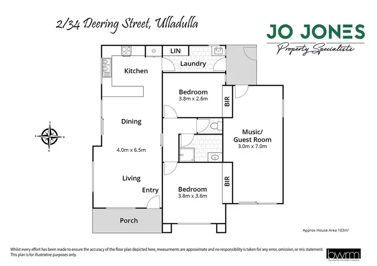 Floorplan of Homely villa listing, 2/34 Deering Street, Ulladulla NSW 2539