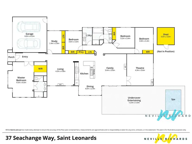Floorplan of Homely house listing, 37 Seachange Way, St Leonards VIC 3223