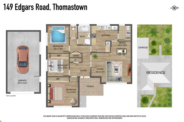 Floorplan of Homely house listing, 149 Edgars Road, Thomastown VIC 3074
