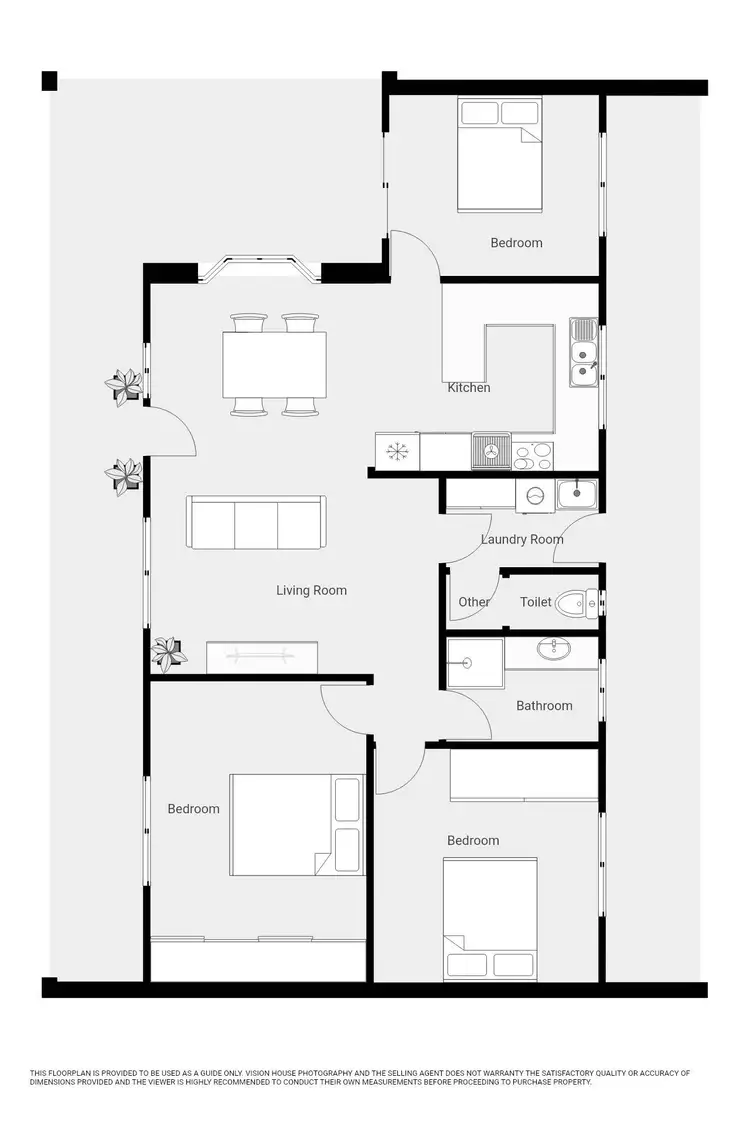 Floorplan of Homely house listing, 5 Johnson Street, Ouyen VIC 3490
