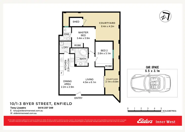 Floorplan of Homely unit listing, 10/1-3 Byer Street, Enfield NSW 2136