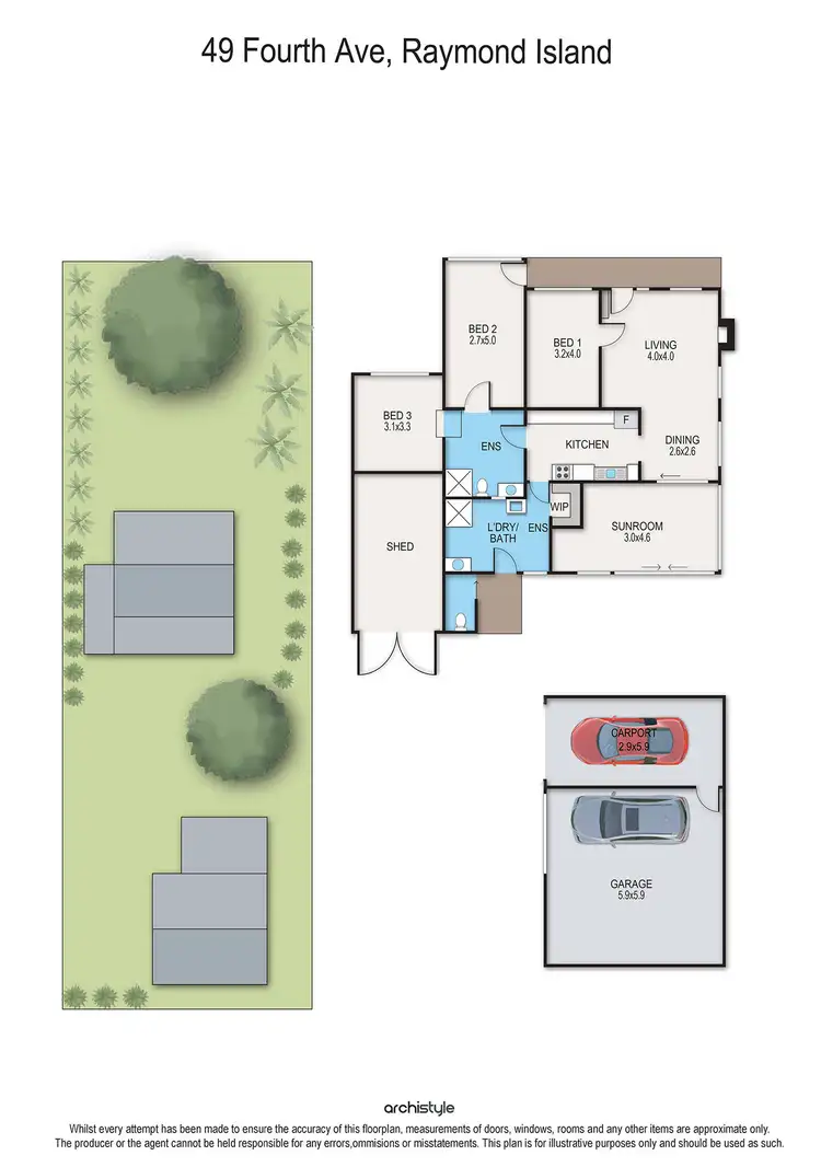Floorplan of Homely house listing, 49 Fourth Avenue, Raymond Island VIC 3880