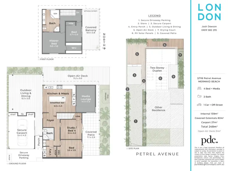 Floorplan of Homely villa listing, 2/118 Petrel Avenue, Mermaid Beach QLD 4218
