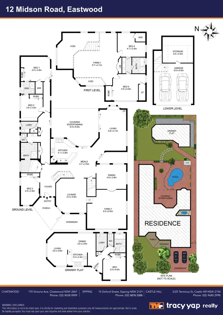 Floorplan of Homely house listing, 12 Midson Road, Eastwood NSW 2122