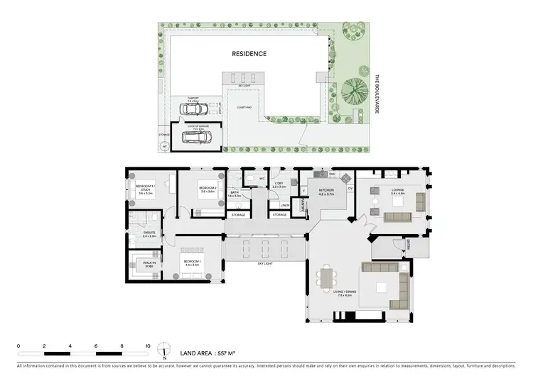 Floorplan of Homely house listing, 10 The Boulevarde, Lake Wendouree VIC 3350
