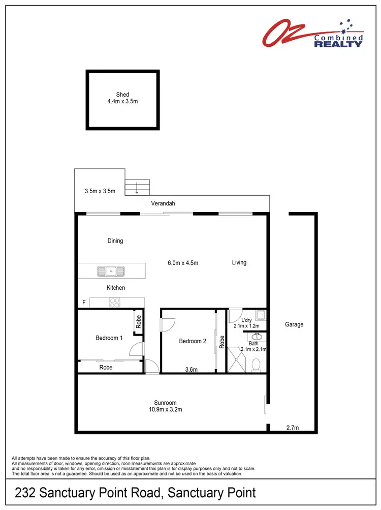 Floorplan of Homely house listing, 232 Sanctuary Point Road, Sanctuary Point NSW 2540