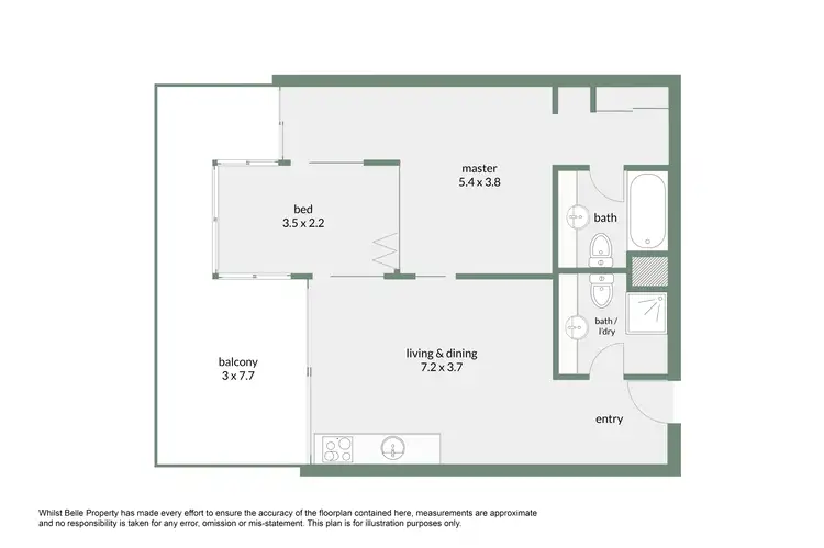 Floorplan of Homely apartment listing, 4203/2-22 Veivers Road, Palm Cove QLD 4879