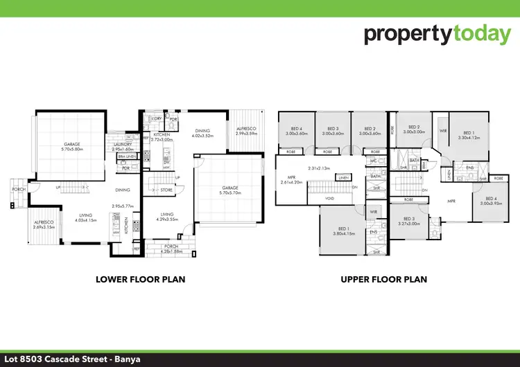 Floorplan of Homely house listing, 1/2 Cascade Street, Banya QLD 4551