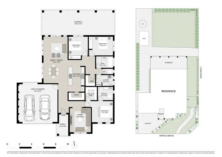 Floorplan of Homely house listing, 12 Myrtle Grove Road, Ballan VIC 3342
