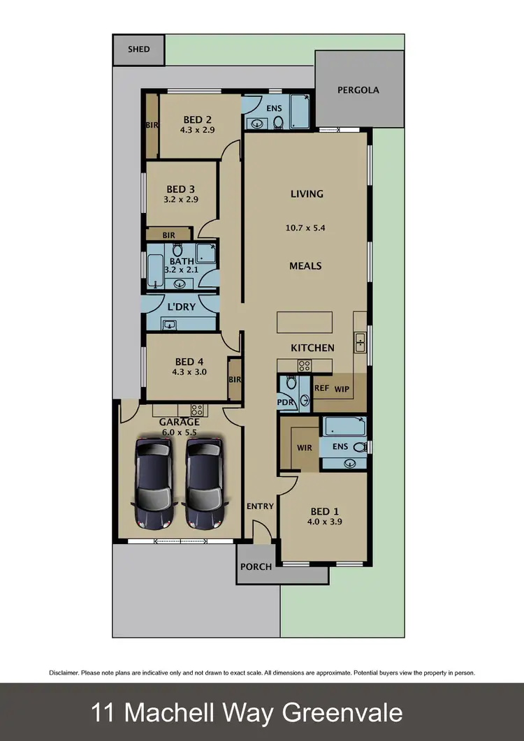 Floorplan of Homely house listing, 11 Machell Way, Greenvale VIC 3059