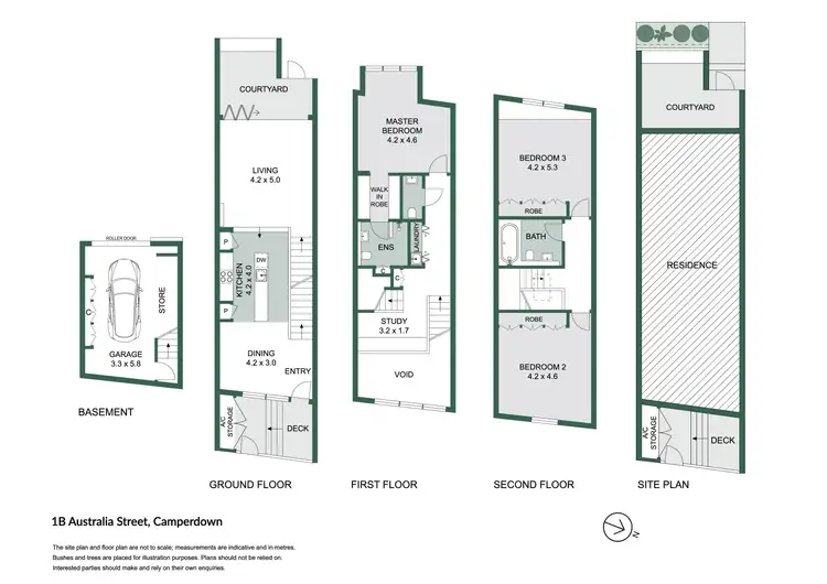 Floorplan of Homely townhouse listing, 1B Australia Street, Camperdown NSW 2050