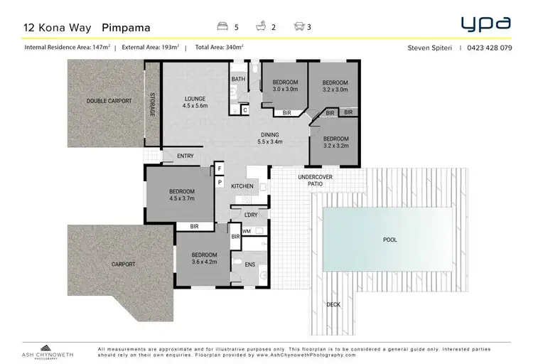 Floorplan of Homely house listing, 12 Kona Way, Pimpama QLD 4209