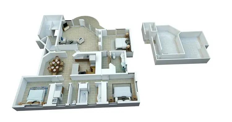 Floorplan of Homely apartment listing, 1/2 Nara Avenue, Airlie Beach QLD 4802