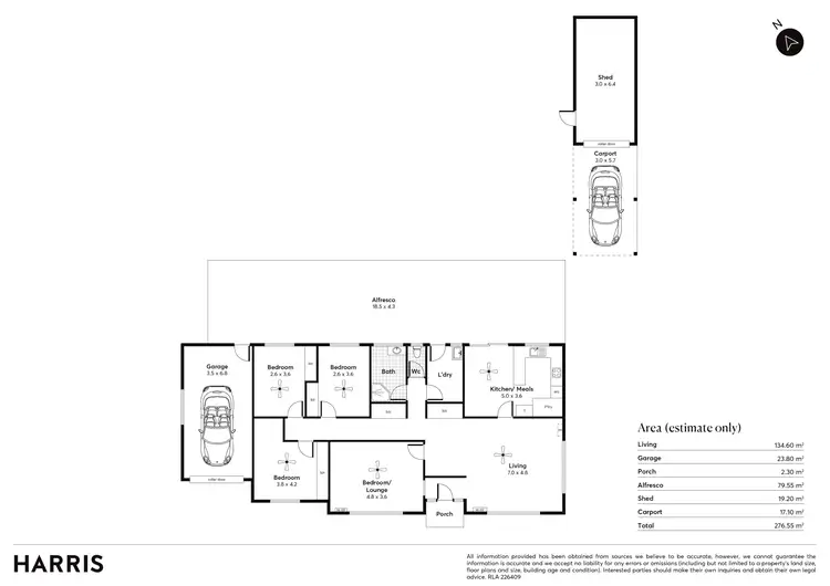 Floorplan of Homely house listing, 100 Bay Road, Moonta Bay SA 5558