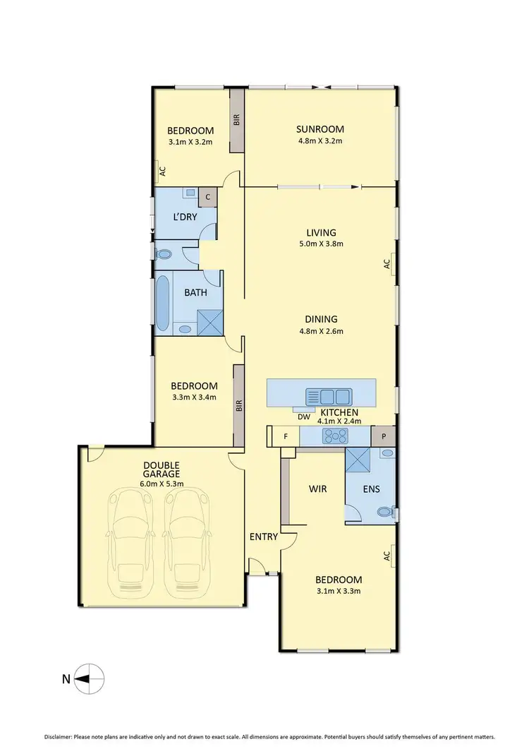 Floorplan of Homely house listing, 24 Beckview Crescent, Sunbury VIC 3429