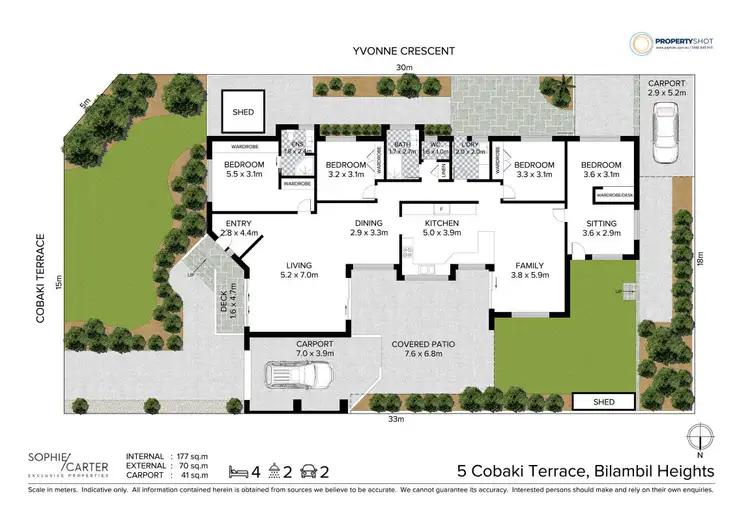 Floorplan of Homely house listing, 5 Cobaki Terrace, Bilambil Heights NSW 2486