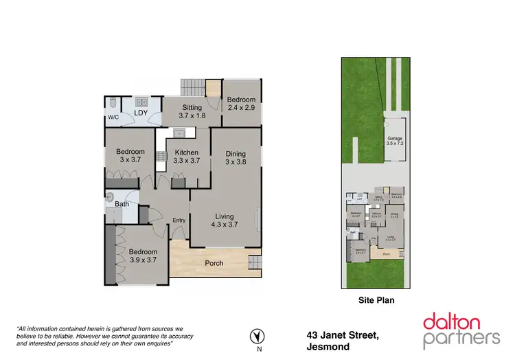 Floorplan of Homely house listing, 43 Janet Street, Jesmond NSW 2299