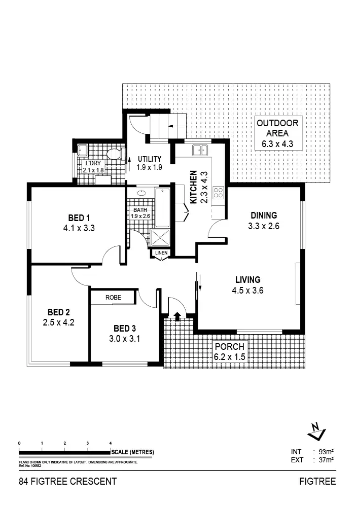Floorplan of Homely house listing, 84 Figtree Crescent, Figtree NSW 2525