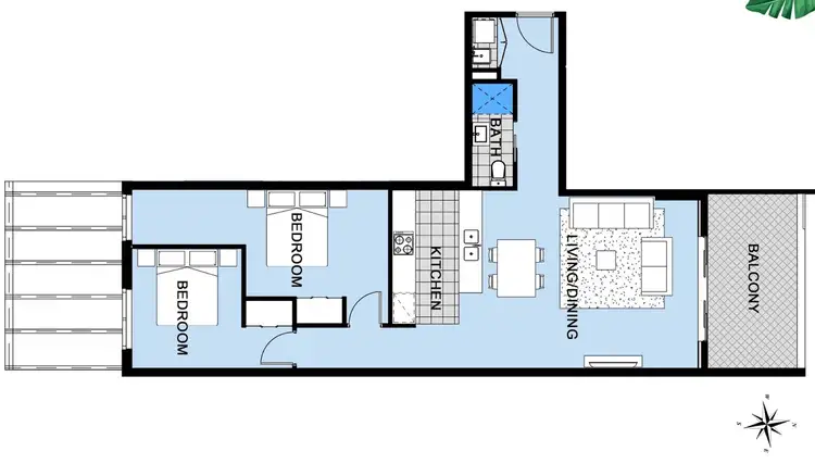 Floorplan of Homely apartment listing, 59/23-27 Paton Street, Merrylands NSW 2160