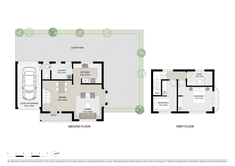 Floorplan of Homely townhouse listing, 5/11 Melrose Avenue, Sylvania NSW 2224
