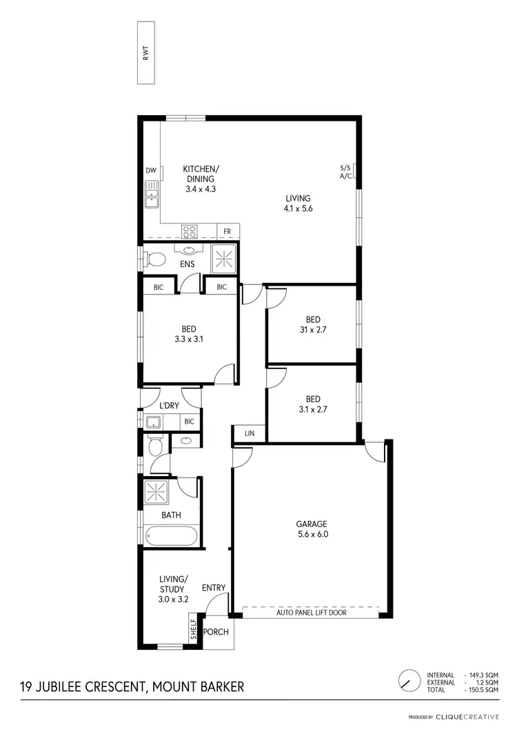 Floorplan of Homely house listing, 19 Jubilee Crescent, Mount Barker SA 5251