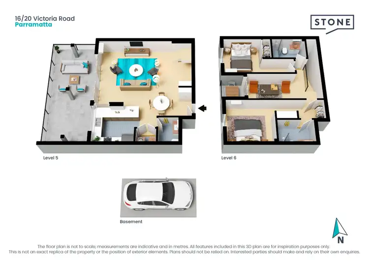 Floorplan of Homely apartment listing, 16/20 Victoria Road, Parramatta NSW 2150