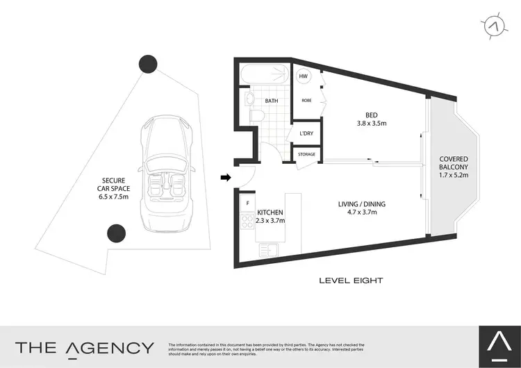 Floorplan of Homely apartment listing, 802/1-3 Raglan Street, Manly NSW 2095
