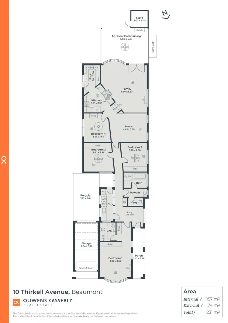 Floorplan of Homely house listing, 10 Thirkell Avenue, Beaumont SA 5066