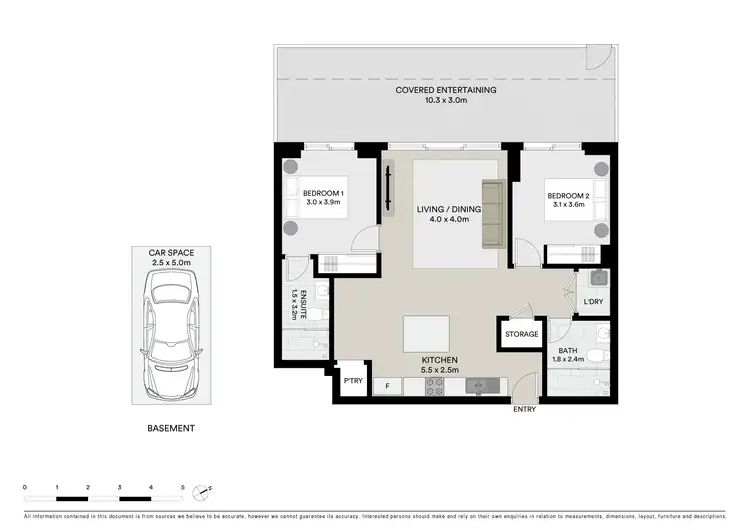 Floorplan of Homely apartment listing, B301/17 Shepherd Street, Liverpool NSW 2170