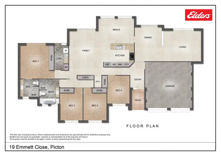 Floorplan of Homely house listing, 19 Emmett Close, Picton NSW 2571