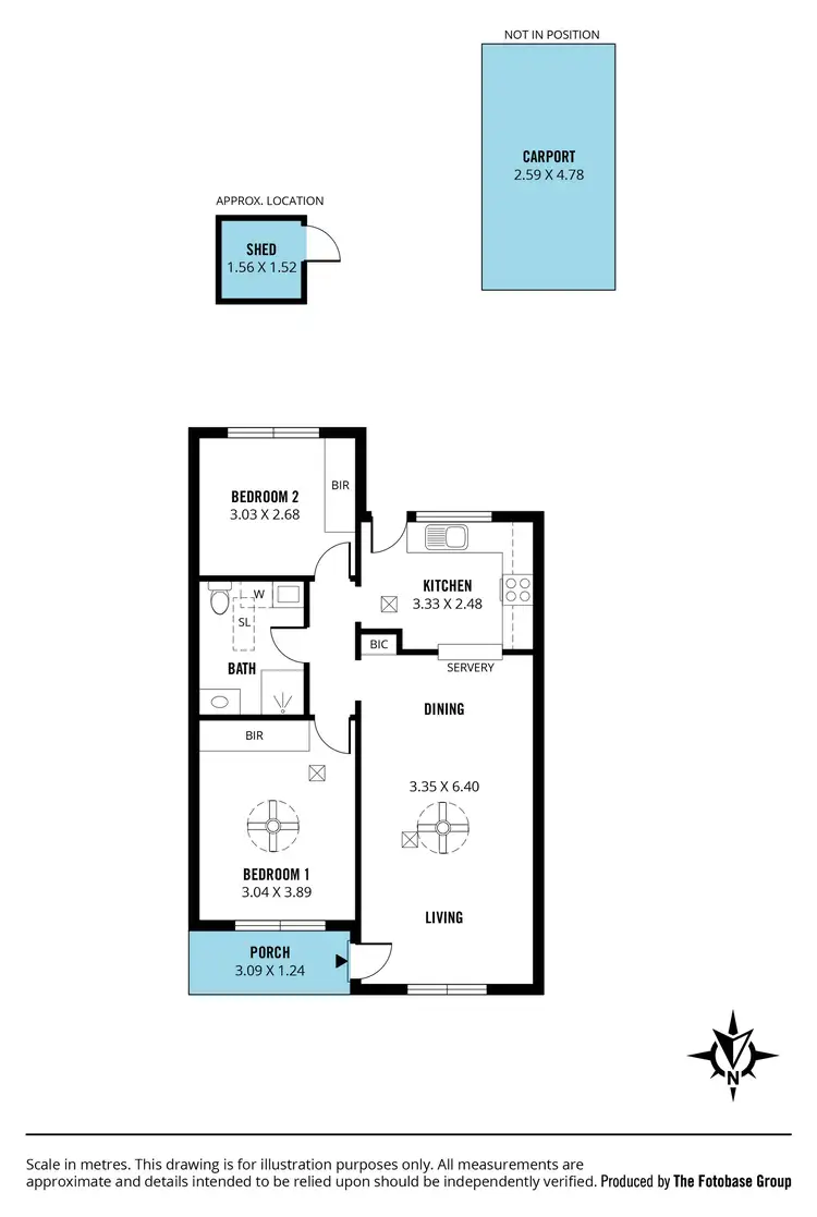 Floorplan of Homely unit listing, 10/9 Tretter Street, Morphett Vale SA 5162