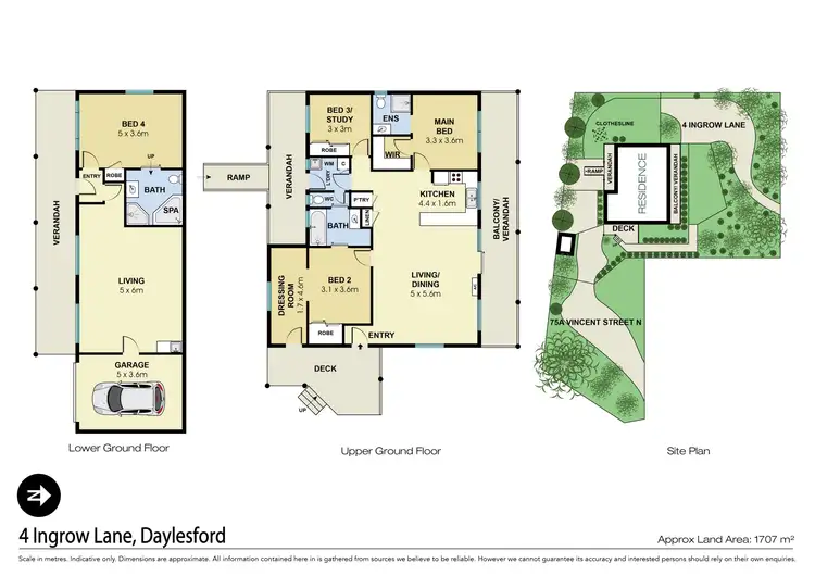 Floorplan of Homely house listing, 75 Vincent Street North, Daylesford VIC 3460