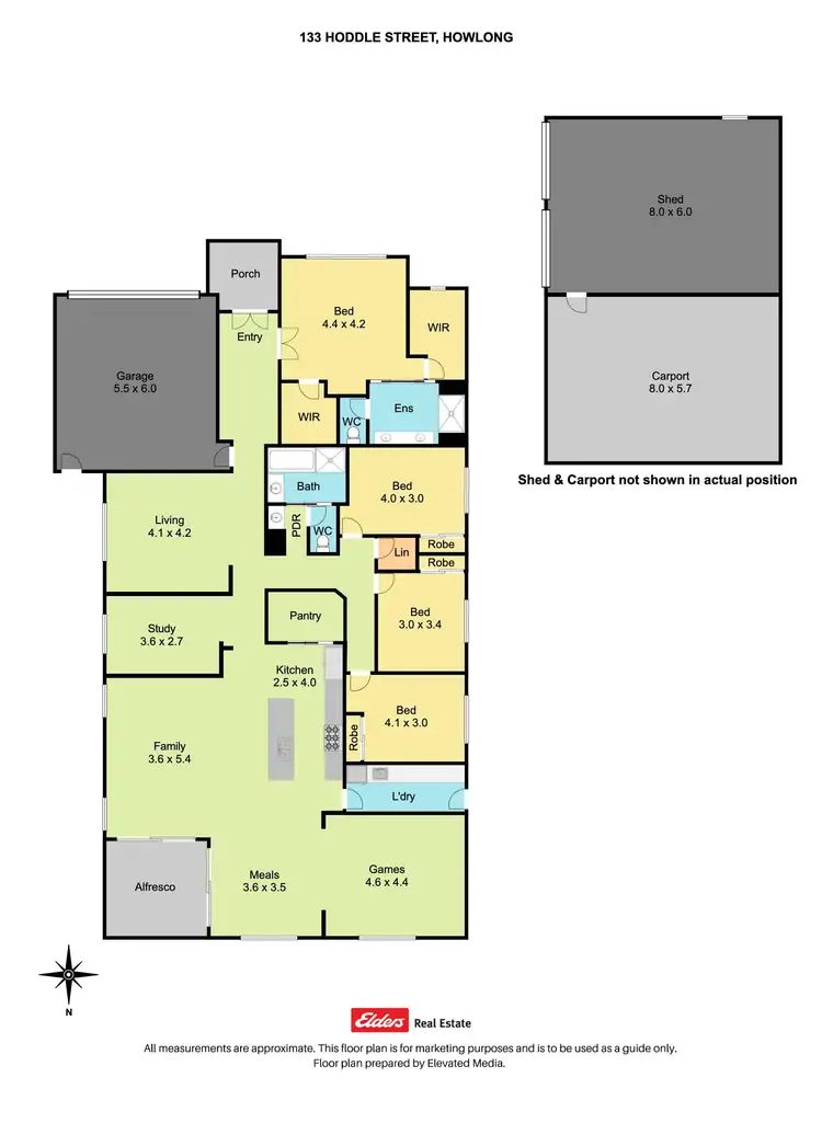 Floorplan of Homely house listing, 133 Hoddle Street, Howlong NSW 2643