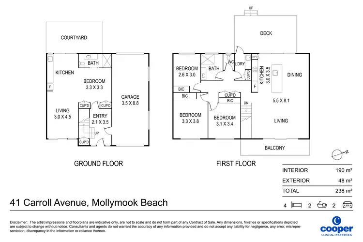 Floorplan of Homely house listing, 41 Carroll Avenue, Mollymook NSW 2539